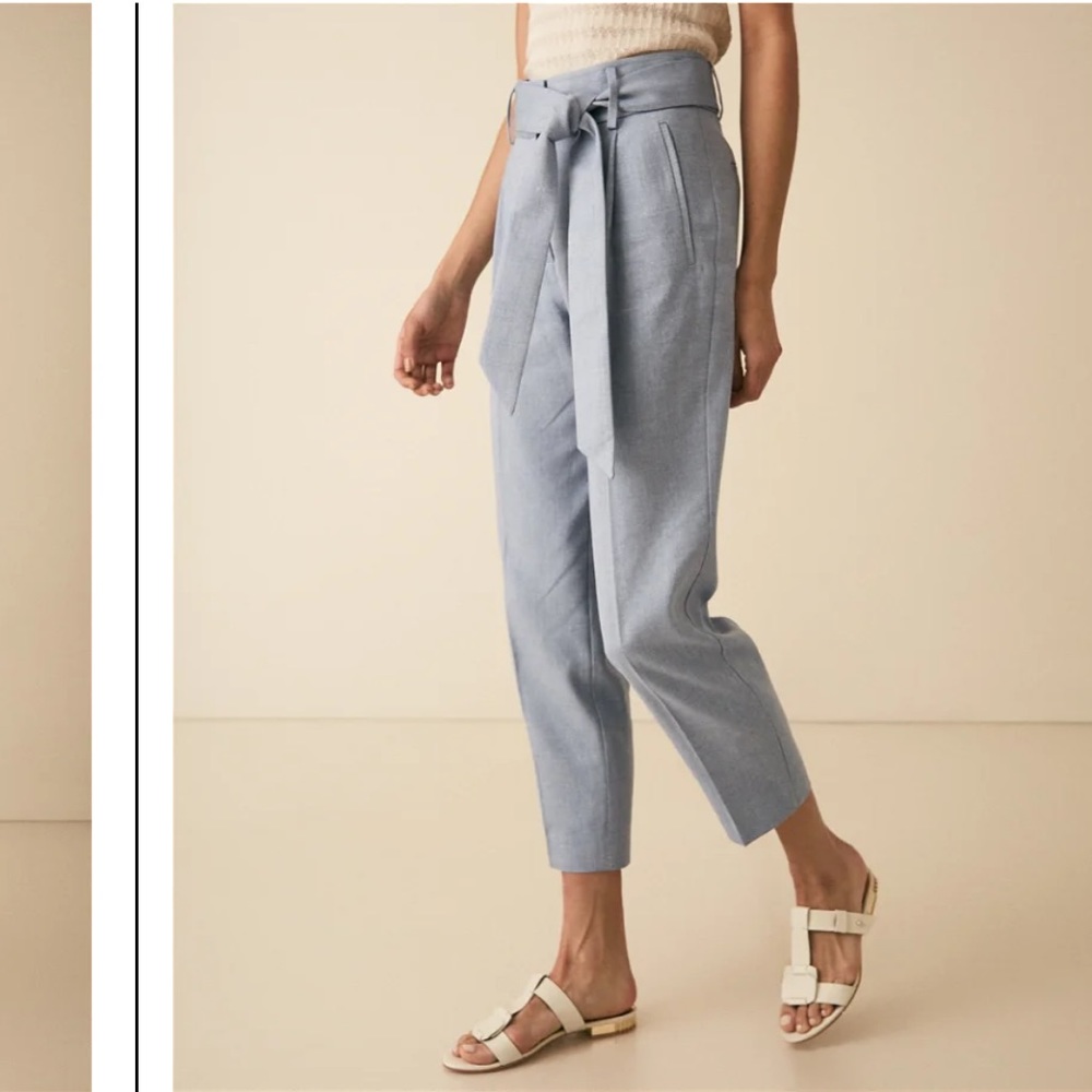 Reiss Isabel Linen Trousers
